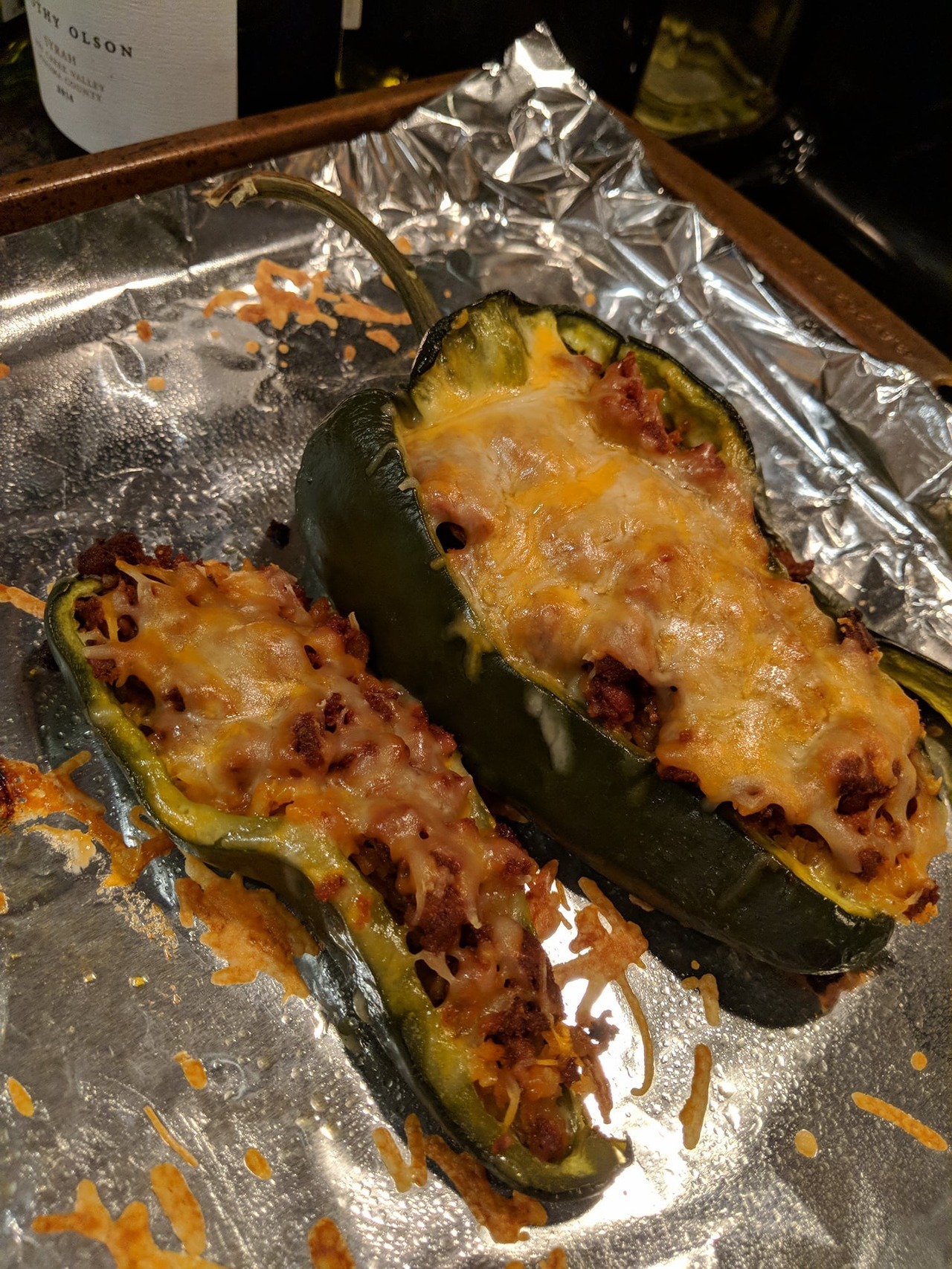 Chorizo and Mexican rice stuffed Poblano Peppers – Em's Kitchen